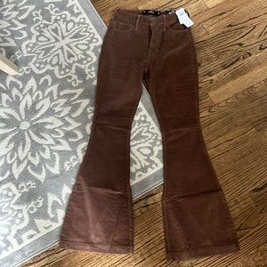 Hollister corduroy flare pants.00S